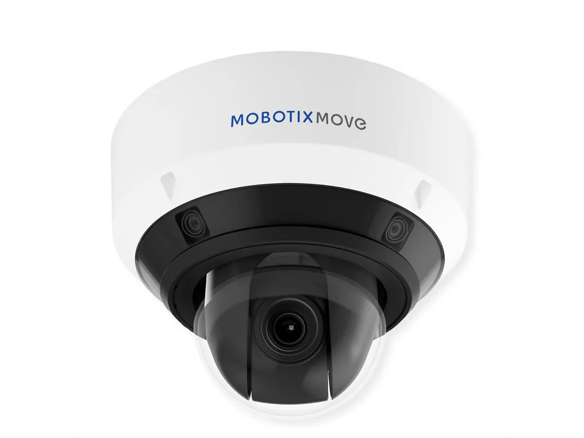 Mobotix Move Vandal-Multisensor-Kamera, 20MP + PTZ 2MP